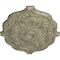 Ekena Millwork Pesaro Ceiling Medallion, Hand-Painted Castle Stone Crackle, 36"W x 26"H x 1 1/2"P CM36X26PECSC - alternate 2